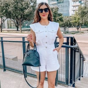 Tweed Utility Romper